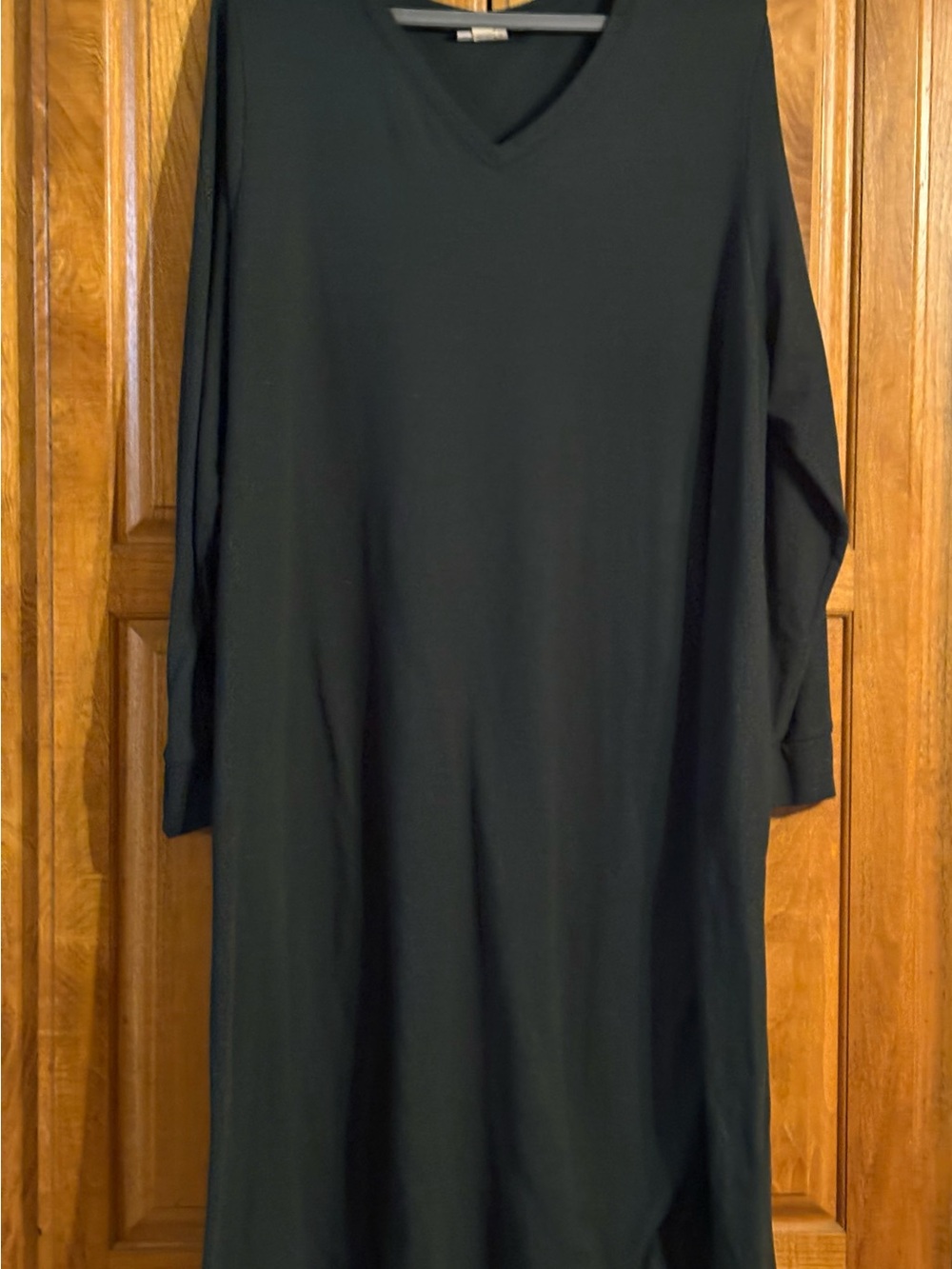 LULAROE Emily Dress V-Neck Long
Sleeves 3X  DARK TEAL